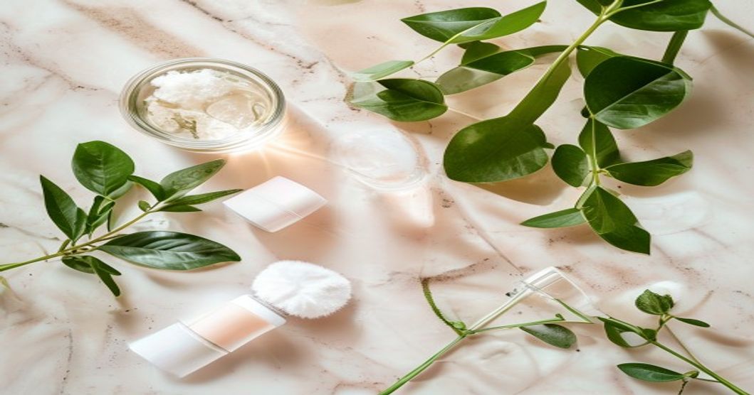 Best moisturizer for acne-prone skin with zinc and salicylic acid displayed on a pastel flatlay with skincare essentials
