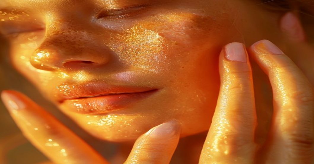 Dewy mature skin showing hydration and plumpness from retinol and hyaluronic acid moisturizer